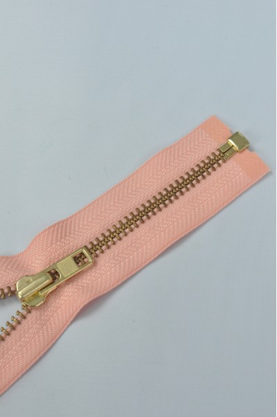 ZIP091  1號拉鏈  金銅金屬拉鏈   單頭開尾拉鏈  不設單獨拉鍊訂購  細節-1